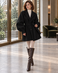 Mid-Length Wool Coat